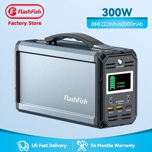 Flashfish 300W 비상 에너지 제조업체 캠핑 리튬 배터리 프로텍스터 타이어 공급 야외 휴대용 발전소 판매