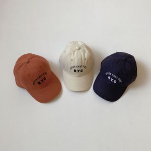 Caps Hats Summer Kids Hat Boys Girl Cute Letter Embroidered Baseball Cap Baby Soft Brim Sun Cartoon Children Peaked 230601