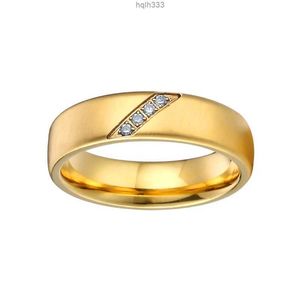 Wedding Rings Satin Plain Mens and Womens Couple Annivesary Stainless Steel Jewelry Finger Ring Dubai Africanxs03xngu
