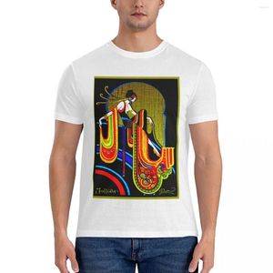 Męskie Polos Faper: Vintage 1920 Art Deco Piękny druk klasyczny koszulka grafika T Shirt Men Ubranie anime Ubrania chłopców koszule