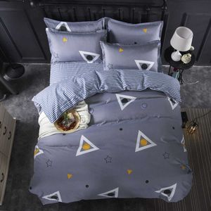 Designer-Bettdecken-Sets, neues Luxus-4-teiliges, schwarzes 4-Größen-Bettlaken-Bettbezug-Set, Geschenk-Bettbezug, Polyesterfaser, für Zuhause, Hotel