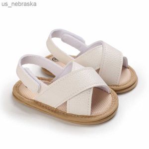 Neugeborenen Baby Junge Mädchen Schuhe Sommer Sandalen Casual Weichen Boden Rutschfeste Atmungsaktive Baby Schuhe Prewalker L230518