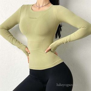 Cloud Hide Solid Yoga Shirt Kvinnor Lång sommar Högkvalitativ ärm Blus Sexig Coolness Girl Sports Gym Top Running T-Shirt Winter Autumn Fiess Sportswear