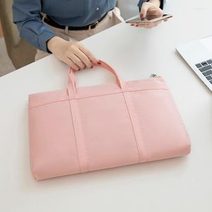 Valigette Fashion Simple Office Commuter Bag Women Briefcase Bags Per A4 Document Female Book Handbags 14.1 