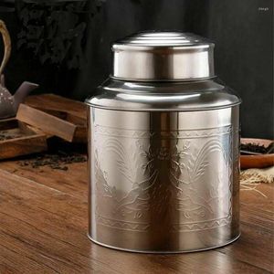 Garrafas de armazenamento de tamanho pequeno vasilha de aço inoxidável recipiente de chá com tampa dupla 300 ml