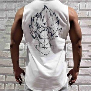 Herren T-Shirts Männer Tank Top 2021 Muskel Herren Bodybuilding Mode Basketball Sommer Unterhemd Herren Baumwolle Singlet Ärmelloses Tank Top Männlich T230602