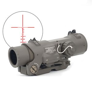 Tactical DR 1-4X Scope Gen3 MIL версия Spec Version Perfect Replica с полной оригинальной маркировкой для Airsoft Hunting Firemars Riflescope