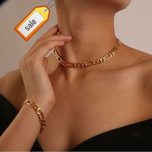 Quality 6MM NK Cuban Curb Link Chain Fashion Jewelry Stainless Steel PVD 10 Gram 18K Gold Plated Figaro Chain Designs Necklace