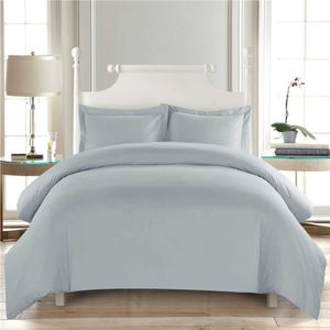 pure color white comforter Bedding Sets Hotel Duvet Cover Set King Size home Bed Cover Pillow case Bedroom decoration Double LJ201015