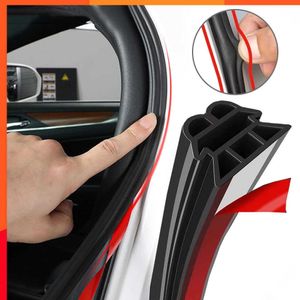 New 5meter Car Door Rubber Seal Strip Auto Protector 3 Layer Sealing Strips Rubber Seal Car Trunk Hood Sealant Sound Insulation