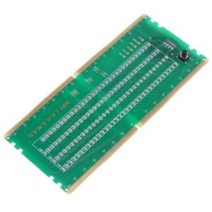 Araçlar Masaüstü Anakart Bellek Yuvası DDR5 Diyagnostik Analizör SDRAM SODIMM PIN PC veya Sunucu Test Cihazı için LED Işık Test Kartı ile Çıkış