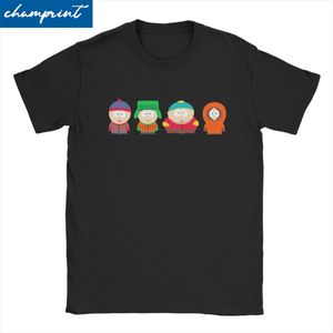 Men's T-Shirts Men's T-Shirts Cute Southpark Cartoon T-Shirt Men Women Anime Vintage Pure Cotton Tees Round Neck Short Sleeve T Shirts Printed Clothes 230601