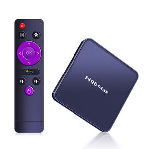 H96 MAX V12 Smart Android 12 TV BOX 4G 64GB 32G 4K RK3318 Dual Wifi BT Media player H96MAX TVBOX Set top BOX