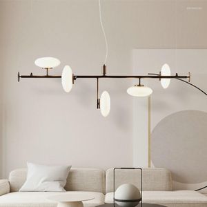 Żyrandole nowoczesne szklane żyrandol do jadalni Nordic Kitchen Island Lights