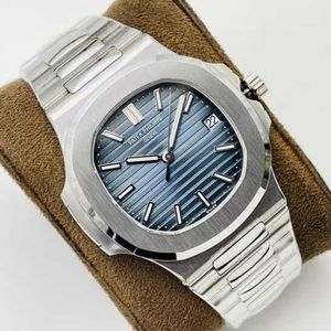 Orologi da polso classici di lusso Iced out Patas 40mm 5711 Ultra sottile 3K Steel King 324SC Movimento Nobile lunetta lucida da uomo miglior regalo Phippe POZW