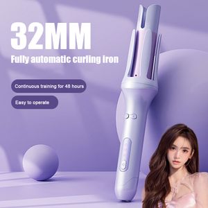 Curling Irons Rotating Iron Wand Waves Curler Styling Tools Ceramic Curly Automatic Poweroff Threegear for Hair Care 230602