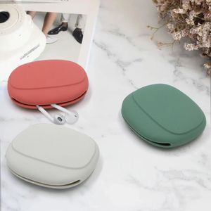 Cabo de dados portátil Fone de ouvido Caixa de armazenamento Simples Cabo de dados de celular Bolsa organizadora de silicone Caixas de armazenamento Bolsa de moedas fofinha