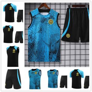 2023 Lukaku Inter Milans Soccer Training Vest 23 24 Barella Vidal Lautaro Eriksen Inters Dzeko Correa Away третья униформа Tops Tops Football Room Men