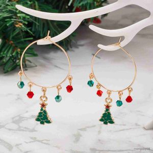 Stud New Fashion Christmas Dangle Earring For Women Tree Bell Socks Wreath Drop Year Jewelry