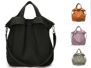 LL Gym Yogo Bag Handbag 19L Detachable Shoulder Strap Slung Hand Yoga Fitness Shopping Bag Shopper