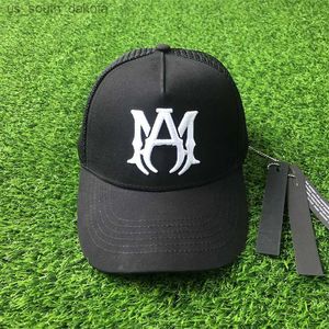 2022 Uomini e donne veloci di alta qualità che passano fratelli berretto da baseball cappello ricamo animale cappello da sole nero maglia cappelli da camionista L230523