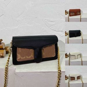 Kadınlar için En Klasik Cross Vücut Tasarımcı Çantası Yüksek Kaliteli Lüks Çanta Zinciri Omuz Çantaları Kadın Deri Messenger Çanta Moda C Mektup Crossbody Bag Cüzdan