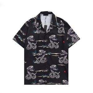 Camisas masculinas de grife de verão manga curta camisas casuais moda polos soltos estilo praia camisetas respiráveis camisetas roupas M-3XL LK55