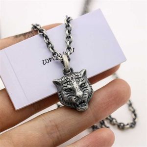 New 2023 designer jewelry bracelet necklace ring Qi personality antique head pendant men women lovers sweater