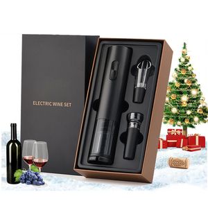 Öppnare Electric Wine Opener Automatisk korkskruv Vinöppnare för öluppladdningsbar flasköppnare Folie Cutter Kitchen Bar Can Opener 230601