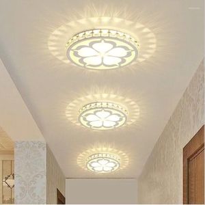 Taklampor LED Crystal Corridor Light Modern enkel europeisk stil