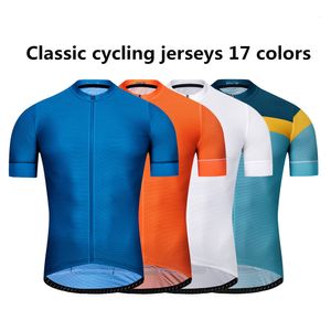 Koszule rowerowe Topy Lubi Men Summer Pro Cycling koszulka rowerowa z krótkim rękawem