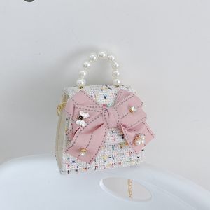 Backpacks Girl Messenger Backpack Kids Flower Princess Bow Bag Cute Shoulder Packet Baby Coin Purse Handbag Childrens Day Gift 230601