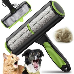 Rolos de fiapos Escovas InVilla Pet remove pêlos de cães e gatos Escova de limpeza verde para remoção de pêlos de animais Escova de pêlos para roupas Sofá Tapetes Pentes Z0601