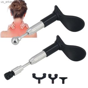 Trigger Point Stick Tools Pressure Massager Multifunction Manual Full Body Deep Tissue Massage Gun With 4 Ersättningshuvuden L230523