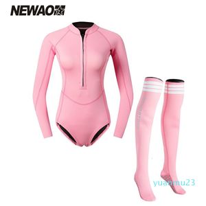 Mute Mute stagne Scubatrek Muta da immersione Manica lunga Protezione solare per tutto il corpo Costume da bagno Pantaloni Stile Surf Muta da snorkeling Immersione