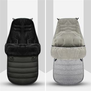 Schlafsäcke Winter verdickter Schlafsack warmer Babyumschlag geboren winddicht wasserdicht Kinderwagen Fußabdeckung Accessor 230601