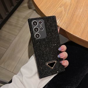 Designer Bling Crystal Rhinestones Diamonds Case di cellulare per uomo Samsung S24 S23 S21 S20 FE S10 5G S9 S8 Luxury Glitter Sparkle Mobile Coperchio Mobile Fundas 11