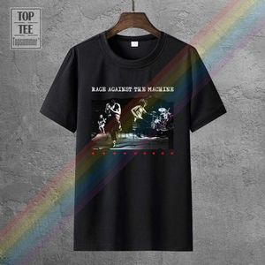 Męskie koszulki Nowa wściekłość na maszynie Ratm Rock Band Men Black T shirt Rozmiar S 3xl Nowy moda fajna casual t shirts J230602