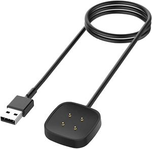 Charger for Fitbit Sense/Sense 2/Versa 3/Versa 4 Replacement Charging Cable Cord Magnetic Dock Stand for Fitbit Sense 1/2