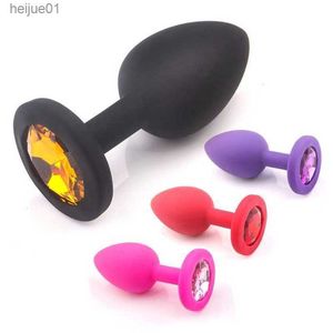 Sex Toy Massager Soft Silicone Plug Anal Toys for Men Women Couples Butt Mini Erotic Bullet Vibrator Adult Product L230518