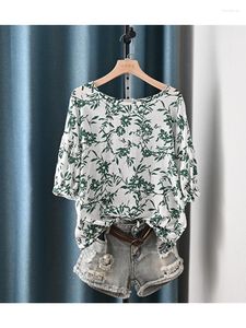 Blusas Femininas Lamtrip Exclusivas Vintage Flores Estampadas Decote O Gola Solta Manga Lanterna Algodão Rústico Mori Camisa Menina Top Feminino 2023 Verão