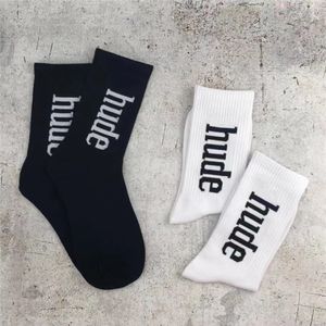 Breathable Pure Cotton rhude socks for Men and Women - Fashionable and Trendy in 2 Colors - Medium Tube Style - Street Hip Hop Casual Style