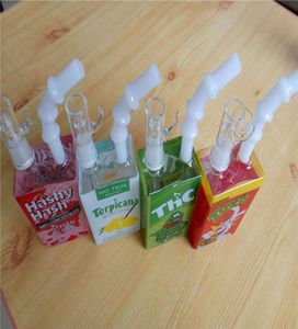 Hitman Liquid Sci Glass Water Pipes Bongs Glass Juice Box Themed Dab Oil Rig 75quot pulgadas Tall Cereal Box Concentrate Rigs Hooka6229596