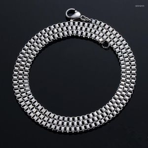 Chains Wholesale Price Stainless Steel Box Chain Necklace Fashion Jewelry For Men And Women 316L Link Width 2/3MM