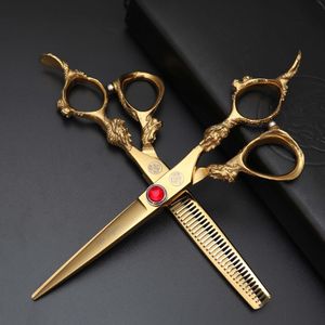 Verktyg 6.0 Set Japan Frisessa SCISSORS Professionell frisörsax Hår SHARS Barber Scissors Hair Cutting Scissors frisyrsalong