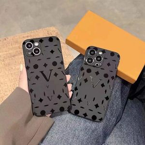 Custodie per telefoni di design per Iphone 14 Pro Max 13 Mini 12 Set 11 Set Max Plus Xs Xr X 7 8 6 PLUS PU Gel di silice Vieni con scatola