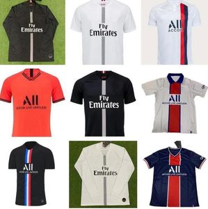 Retro Classic 18 19 20 2021 Koszulki piłkarskie Verratti di Maria Lavezzi Draxler Cavani Kimpembe Mbappe T.Silva Dani Alves Matuidi Lucas Football Shirt Men PSGS