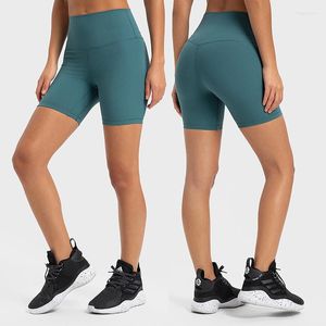 Active Shorts SHINBENE 6" Women Girls Ribbed Yoga Custom Logo High Waist Training Sport Gym Spandex