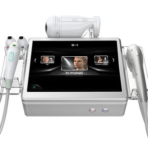 3 IN 1 Hifu ad ultrasuoni ad alta frequenza Vmax SMAS Face Lifting Rimozione delle rughe Corpo che dimagrisce macchina di bellezza