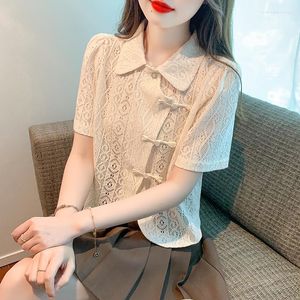 女性のブラウス2023セクシーなアジアの服オリエンタル中国のシャツ長袖ストリートウェアチョンサムレーストップスタイルの服